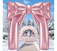 Decorazione all'aperto gonfiabile dell'arco dell'oro rosa di 9FT dell'arco | Decorazioni di compleanno rosa con finitura metallizzata, matrimoni, civette, addio al nubilato, forniture per feste di addio
