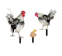 Decorazione all'aperto resistente di dissolvenza dell'ornamento del prato inglese del pollo acrilico affascinante per i cortili, paesaggistica dei patii