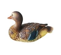 Decorazione Anatre per Laghetto e Giardino Germano Reale Plastica Esca Decorazione per Laghetto Decorazione da Giardino di Animale Che Nuota Anatra Replica Esca per Laghetto e