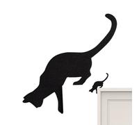 Decorazione angolare per porta di gatto, decorazione per porta ad angolo - Decorazione per porta di Halloween, divertente resistente alla ruggine per porte e finestre