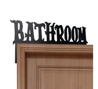 Decorazione Angolo a Porta di Halloween - Cartello in PVC per Porta Spettrale | Decorazioni per Cornici di Porte, Armadietti e Ingressi a Tema Horror Festa di Halloween