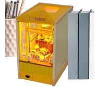 Decorazione Angolo del Libro per Adulti 3d Booknook Miniatura mensola con illuminazione a LED, Montaggio come modello di Hobby | Kit di Puzzle e decorazione di Libri per Camere per