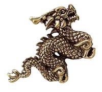 Decorazione Animale in Rame Ornamento Della Statua Drago Di Miniatura