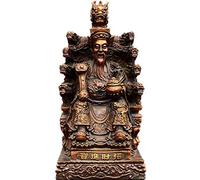 Decorazione Antica in Rame Puro Kowloon Dio della ricchezza Arredamento per la casa Decorazione Soggiorno Creativo Dio della ricchezza Decorazione Artigianale