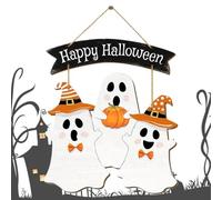 Decorazione appesa alla porta fantasma - Segno di benvenuto di Halloween, a parete duratura | per portico anteriore, cancello da giardino, corridoio interno, l'ingresso della f