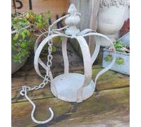 Decorazione Appesa Corona Metallo Regina Giardino Decorativa Shabby Cottage