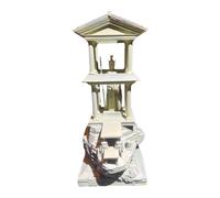 Decorazione architettonica per acquario in stile romano antico, accessori