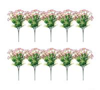 Decorazione artificiale con eucalipto e scritta "Glory del mattino" per caminetti, mensole o ingressi, aspetto realistico, nessuna manutenzione (polvere poco profonda)