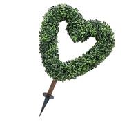 Decorazione artificiale per San | Bastoncini artificiali da giardino a forma di cuore come decorazione per prato, terrazza, matrimonio, fattoria e giardino