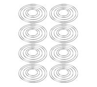 Decorazione Artigianale Decorativa Anelli in Metallo Infinite Possibilità di Ar