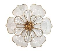 Decorazione artistica da parete con fiori in metallo, 21,1 cm, scultura floreale rustica e moderna, in ferro invecchiato, da appendere alla parete, decorazione per la casa, opere d'arte per interni