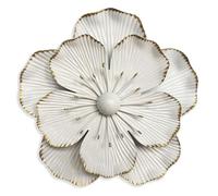 Decorazione artistica da parete con fiori in metallo, scultura floreale rustica e moderna, in ferro invecchiato, da appendere alla parete, decorazione per interni, cucina, camera da letto, soggiorno,