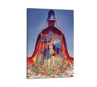 Decorazione artistica da parete con stampa intricata, poster fantasy, immagine su tela stimolante, decorazione artistica da appendere moderna, poster decorativo da appendere (60 x 90 cm)