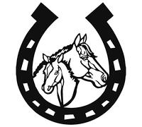 Decorazione Artistica Da Parete In Metallo A Ferro di Cavallo, Targa Astratta Dei Segni Della Siluetta Della Parete, Bagno Camera Da Letto Cucina Parete Sculture Da Giardino ( Size : 11.8IN/30cm )