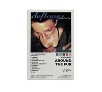 Decorazione artistica da parete su tela, motivo: "Around the Fur-Deftones", decorazione artistica da parete, per casa, camera da letto, estetica, decorazione per soggiorno, decorazione da parete