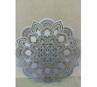 DECORAZIONE ARTISTICA DELLA PARETE IN LEGNO 3D, MANDALA, FIORE DELLA VITA,...