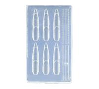 Decorazione artistica per unghie con più stampi in silicone alternativi per realizzare decorazioni floreali e fascino, strumenti per nail art