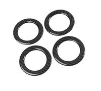 Decorazione Auto Compatibile Con Kia Per Carnival Per Sedona Per KA4 Parti Modifica Dell'automobile Tetto Aria Condizionata Sfiato Presa Copertura Anello Decorativo(Carbon Fiber)