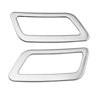 Decorazione Auto Compatibile Con Nissan Per X-Trail 2014 2015 2016 2017 2018 2019 2020 2021 Auto LHD Accessori Interni Anteriore Aria Condizionata Presa Vent Adesivo Copertura Trim Adesivo(2)