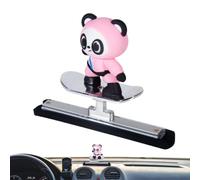 Decorazione Auto Orso Skateboard Ornamento per Console Centrale
