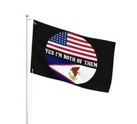 Decorazione Bandiera Da Giardino 90X150Cm Usa Friendly America Samoan Bandiera Da Pirati Outdoor Bandiera Da Personalizzata Per Decorazione Domestica, Barca, La Fattoria All'Aperto