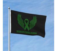 Decorazione Bandiera Da Giardino Non Hodgkin'S Lymphoma Awareness Bandiera Da Cortile Outdoor Bandiera Stampata Per Giardino, La Fattoria All'Aperto, Cortile, 3X5 Ft