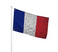 Decorazione Bandiera Da Pirati 90X150Cm France On Wall Bandiera Da Cortile Poliestere Bandiera Da Giardino Per Giardino, Cortile, Feste