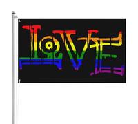 Decorazione Bandieras Da Giardino 90X150Cm Gay Rainbow Lgbt Vintage Love Bandiera Da Cortile Piccola Bandieras Pirati Per La Fattoria All'Aperto, Cortile, Feste