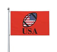 Decorazione Bandieras Da Giardino 90X150Cm Usa Football Bandierine Poliestere Bandiera Da Cortile Per Barca, La Fattoria All'Aperto, Decorazione Domestica