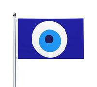 Decorazione Bandieras Pirati 90X150Cm Greek Evil Eye Protection Symbol Amulet Turkish Bandierine Piccola Bandieraes Dell'Individualità Per Giardino, Decorazione Domestica, La Fattoria All'Aperto