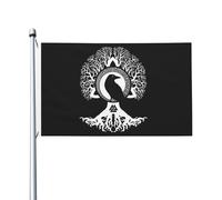 Decorazione Bandieras Pirati 90X150Cm Viking Norse Mythology Runic Odin Bandieras Da Giardino All'Aperto Bandieraes Dell'Individualità Per Camion, La Fattoria All'Aperto, Decorazione Domestica
