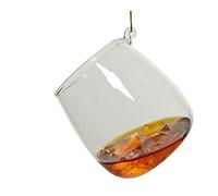DECORAZIONE BICCHIERE WHISKEY H.7,5 DA APPENDERE ADDOBBI ALBERO DI NATALE