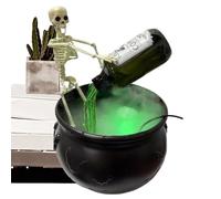 Decorazione Calderone di Halloween,Caldaio di con Scheletro per Decorazione di Halloween | Generatore di con Guida alla Decorazione Ambientale Ristorante per Casa Incantata