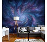 Decorazione Carta da Parati 3D Murale di Sfondo Per Rotazione Luce Ombra Arte Astratta 3D Murales Carta da Parati Fotomurali Poster Murale Soggiorno Camera Letto-200Lx140A cm