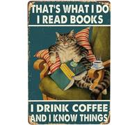 Decorazione con gatto nero, divertenti insegne in metallo vintage, decorazione da parete per bagno, poster in metallo con amore per i gatti, regali per donne amanti dei gatti, questo è ciò che facci