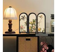Decorazione con paravento di design cinese per mobiletto d'ingresso da