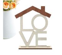 Decorazione Con Verbali - Decorazione Tipografica Per Caminetto, Supporto Con Sentimento A Scrittura Singola Per Stili Di Interni, Display Moderno Con Lettere In Stampatello, Hardware Per La Sta