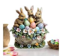 Decorazione Coniglio - Centrotavola Pasquale in Acrilico 2D | Addobbi Festivi Stagionali Con Uova Coniglio,Per Feste Matrimonio Casa Ufficio Soggiorno Camera Da