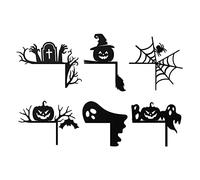 Decorazione Cornice Porta di Halloween 6pcs/set Cornici Adesivo Per La Decorazione Del Partito Forniture Di Halloween Telaio Decorazioni Indoor