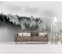 Decorazione Creativa 3D Del Soggiorno Cime Montuose Boschi Paesaggio Studio Soggiorno Sfondo Dell'Ufficio Murales-430cm×300cm