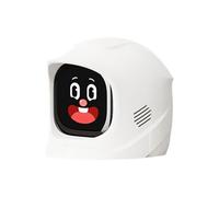 Decorazione creativa per cruscotto auto, robot, animale domestico elettronico con espressioni animate, display LED, gadget elettrico automobilistico, rilevamento delle emozioni, cruscotto auto robot