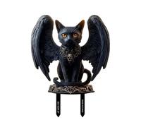 Decorazione creativa stravagante in PVC a forma di animale, adatta per aggiungere personalità all'identificazione del paesaggio del cortile, decorazione nera per moggie