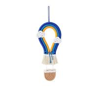 Decorazione da appendere a mongolfiera magica in corda di cotone intrecciata colorata ornamento da parete per decorazioni per la stanza dei bambini