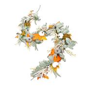 Decorazione da appendere a tema autunnale con foglie finte, materiali anallergici, ideale per famiglie sensibili per tutto l'anno da appendere ghirlande di foglie di acero
