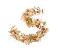 Decorazione da appendere a tema autunnale con foglie finte, materiali anallergici, ideale per famiglie sensibili per tutto l'anno da appendere ghirlande di foglie di acero