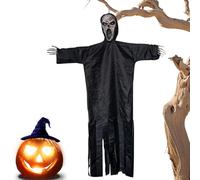 Decorazione da appendere per Halloween, spaventosa decorazione di Halloween per esterni, decorazione luminosa per feste di Halloween, decorazione innovativa per esterni, colore verde
