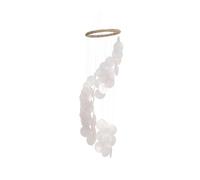 DECORAZIONE DA APPENDERE SONAGLIO BIANCO 16XH63 CM