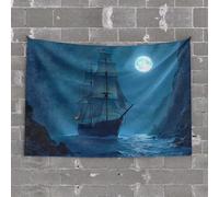 Decorazione da bar per la casa, tre graziose mucche con papillon a pois, decorazione per la stanza, arazzo da parete (75 x 100 cm)