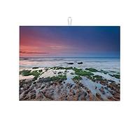 Decorazione da cucina con vista mare e cielo per il bancone del bar, sottopiatto, piccolo, 16 x 18 pollici