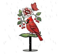 Decorazione Da Esterno A Tema Decorazione Acrilica Rustica Cardinale